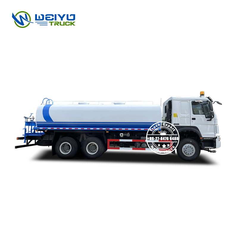 Sinotruk Howo 20000 L Construction Carbon Steel Water Tanker Truck 