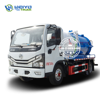5,000 Liters Pumper Automatic Cleaning Sewage Suction Truck
