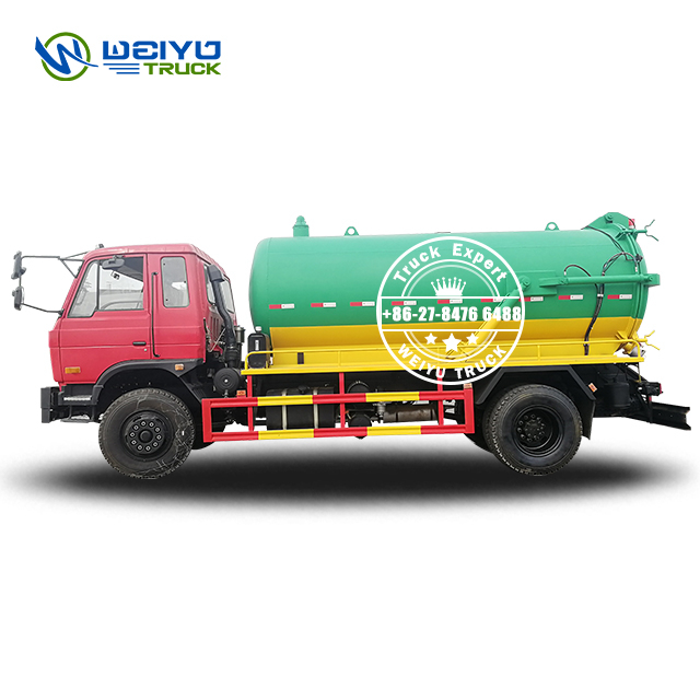 10 CBM Liquid Disposal Vacuum Suction Truck DONGFENG 