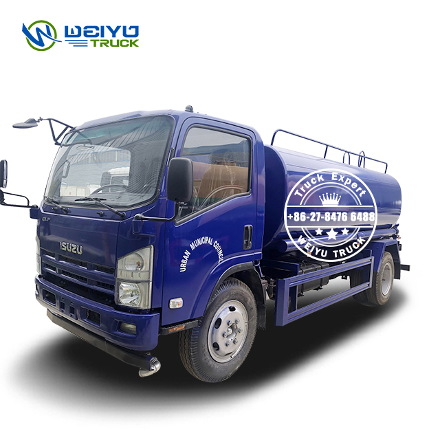 ISUZU 100P 4x2 5000Liters 5 Tons Watering Tank Lorry Water Cannon Bowser Sprinkler Truck