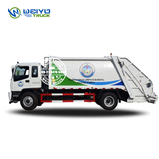 ISUZU FTR 10 Tons EEC Residential Garbage Compressed Garbage Truck