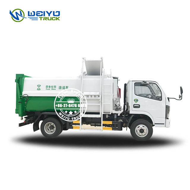 Hydraulic Residential Community Cleaning Food Waste Collection Garbage Truck
