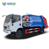 Dongdeng 4x2 CNG Engine 6 CBM Commercial Sanitation Garbage Compactor Truck