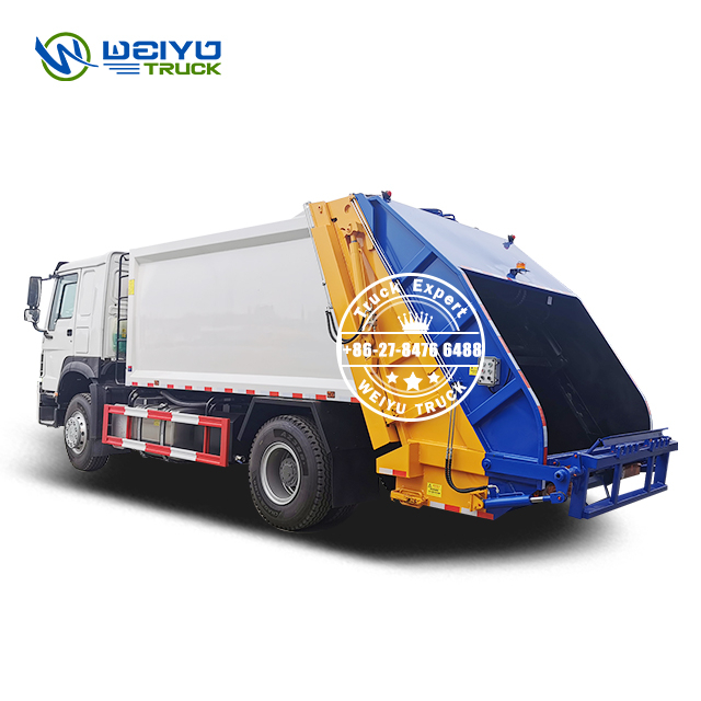 Sinotruk HOWO 4x2 280HP EURO-4 Community 14 CBM Sanitation Compressed Garbage Truck