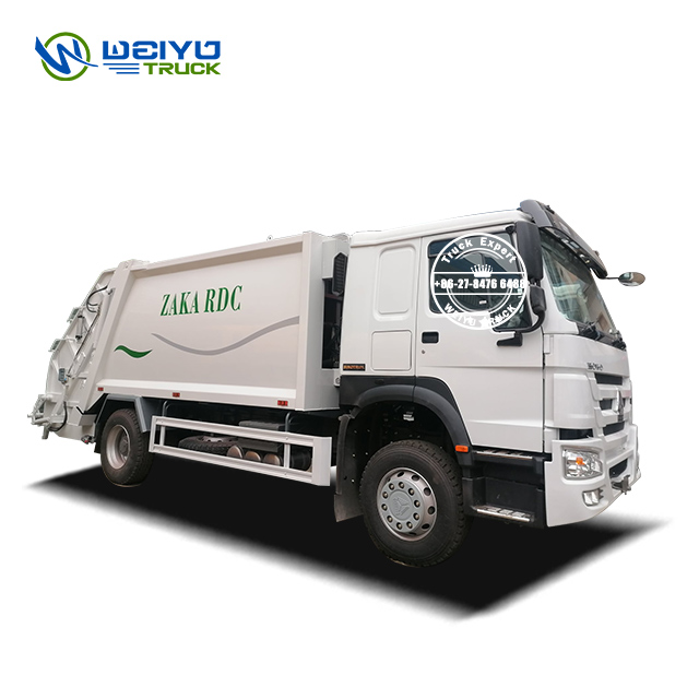 RHD Howo 12 CBM TS16949 Sanitation Garbage Compactor Truck