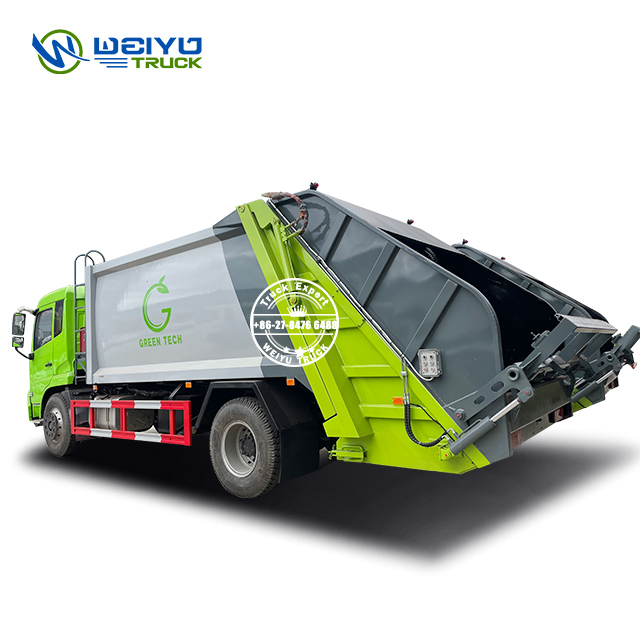 Dongfeng Tianjin Recycling Large Loading Capacity 14CBM Compressed Garbage Truck
