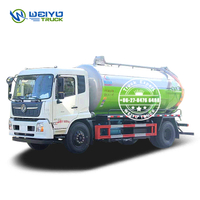 Dongfeng Kingrun 12000liters Combined Convenient Sewer Truck For Septic Tanks
