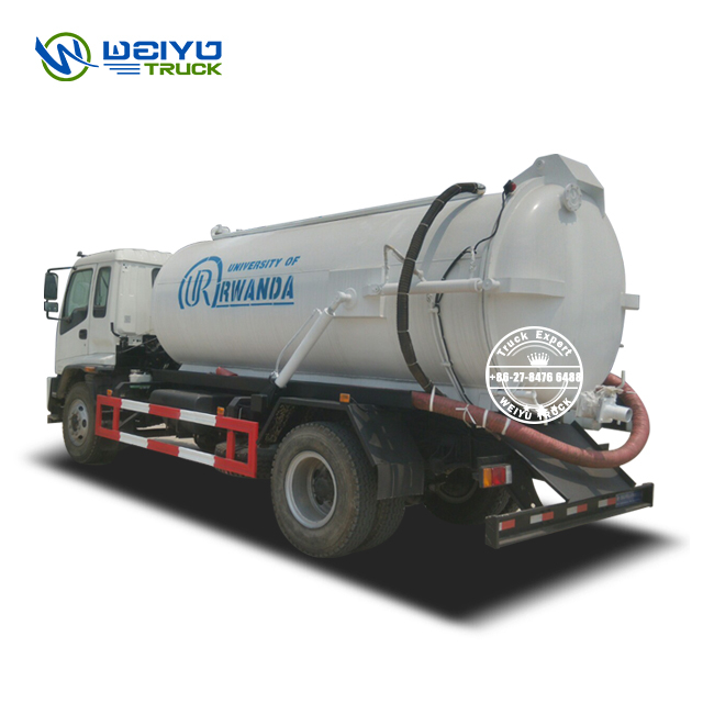 12000 Liters Vacuum Sewage Exhauster Truck ISUZU FTR 