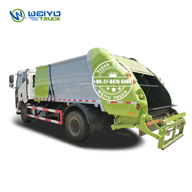 10Ton 12CBM FAW J6L Rear Loader Garbage Compactor Truck 