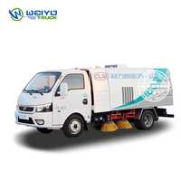 Dongfeng 6 Wheels 2.5 CBM Electric Power Street Road Sweeper Truck