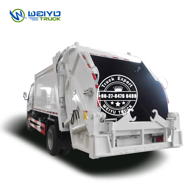ISUZU 6 CBM TS16949 Waste Disposal Garbage Compactor Truck