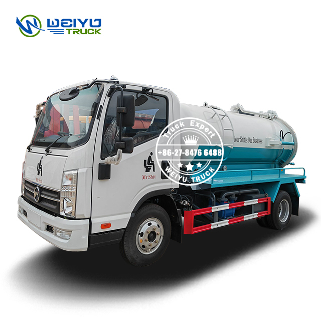 6 CBM RHD Mobile Sewage Tanker Sewer Suction Truck 